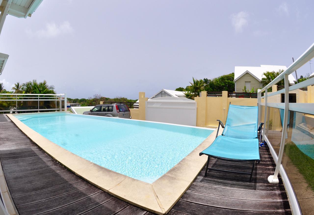 Petit Havre De Paix - Piscine Et Plage A Pied Le Gosier  Eksteriør bilde